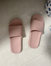 京東京造【抗菌皮紋拖】eva軟彈拖鞋居家室內防臭浴室涼拖女士粉色39-40 曬單實(shí)拍圖