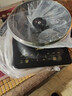 美的（Midea）電磁爐電陶爐家用 電磁爐2200W大功率猛火小型耐用易潔面板九檔火力電磁灶一體面板智能定時(shí)火鍋爐 【單灶+單鍋】大面板配鈦炒鍋 曬單實(shí)拍圖