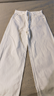 優(yōu)衣庫常規款女裝男裝寬松廓形牛仔褲/彎刀鐮刀褲子479000 482280 482280/00白色 28 /160/70A 曬單實(shí)拍圖