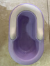 世紀寶貝（babyhood）嬰兒洗屁屁神器 寶寶坐浴盆洗屁股盆兒童洗PP盆加厚PU坐墊 香檳粉 曬單實(shí)拍圖