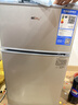 日普（RIPU）小冰箱迷你小型雙門(mén)家用一級能效宿舍出租房辦公室節能省電冷藏冷凍電冰箱 【年銷(xiāo)百萬(wàn)】58升銀色【小巧不占地】 曬單實(shí)拍圖