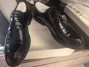 星期六男鞋頭層羊皮男士手抓紋皮鞋子商務(wù)休閑皮鞋男鞋 黑色 43  曬單實(shí)拍圖