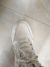 安踏男鞋板鞋小白鞋子男士運動(dòng)鞋夏季皮面防潑水厚底增高減震休閑鞋 【厚底減震小白鞋】象牙白/芯片灰-1 42.5 (265mm) 曬單實(shí)拍圖