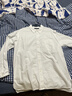 優(yōu)衣庫合作款/男裝女裝牛津紡寬松襯衫/長(cháng)袖襯衣484244 00 白色 L 曬單實(shí)拍圖