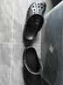 卡駱馳（CROCS）洞洞鞋貝雅男鞋女鞋輕便耐磨一腳蹬拖鞋休閑鞋|10126 黑色-001 45 (290mm) 曬單實(shí)拍圖