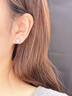 老鳳祥99純銀耳環(huán)足銀耳釘耳飾女2026年新款高級感女生生日禮物女士實(shí)用 愛(ài)你一貝子足銀耳釘套裝-TH02 曬單實(shí)拍圖