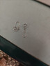 泗漈耳鉤diy手工銀耳勾掛鉤耳飾配件長(cháng)款耳墜足銀耳環(huán)耳針 銀耳鉤一對 曬單實(shí)拍圖