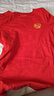 紅豆兒童內衣套裝純棉男童秋衣秋褲本命年紅色女童新年衣服H1105 160 曬單實(shí)拍圖
