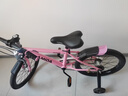 BELTUPP新款兒童自行車(chē)3-6-9歲碟剎中大童山地男女孩單車(chē)一體輪腳踏車(chē) 【粉色】一體輪/加寬悍馬閃光輔助輪/前照燈/后座/禮包 【12寸/85-95cm/2-4歲】 曬單實(shí)拍圖