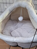 派樂(lè )特貓窩四季通用貓床狗窩冬季保暖貓床半封閉式安全感窩睡窩躲避屋XL 曬單實(shí)拍圖