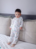 拉比【純棉內衣2套裝】男女童2026四季新款睡衣春秋春夏季兒童家居服 肩開(kāi)服2套裝 90 cm 曬單實(shí)拍圖