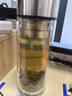 富光玻璃杯雙層帶茶隔大容量水杯 高檔商務(wù)泡茶杯 高硼硅杯子500ml 曬單實(shí)拍圖