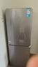 美的（Midea）186L二門(mén)兩門(mén)冰箱雙系統雙循環(huán)風(fēng)冷無(wú)霜租房小戶(hù)型雙門(mén)電冰箱家用宿舍辦公室客廳小冰箱國家補貼 「新品 一級能效」MR-196W 鈦鋼灰-星爍 曬單實(shí)拍圖