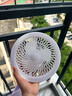 飛利蒲(PHILIPS)適用遙控桌面風(fēng)扇臺燈四合一掛壁吊扇便捷式小風(fēng)扇床上宿舍電風(fēng)扇usb充電戶(hù)外露營(yíng) 白色風(fēng)扇【遙控充電款】 曬單實(shí)拍圖