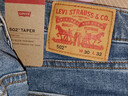 Levi's李維斯26年春夏新款男士美式復古水洗502標準錐形牛仔褲 淺藍色 30 (32) 曬單實(shí)拍圖