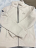 伯希和（Pelliot）【經(jīng)典2.0】抓絨衣女春秋搖粒絨外套沖鋒衣內膽夾克125110022白S 曬單實(shí)拍圖