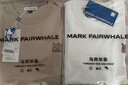 馬克華菲（MARK FAIRWHALE）趣味小惡魔胸標t恤男短袖220克重磅純棉寬松圓領(lǐng)夏季休閑打底衫男 灰#豹紋小惡魔 XL 曬單實(shí)拍圖