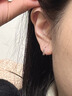 QMXDS999純銀耳釘女士足銀養耳洞睡覺(jué)免摘2026新款高級感水滴百搭耳環(huán) s999足銀水滴耳釘 小號一對 曬單實(shí)拍圖