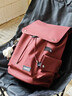 袋鼠雙肩包男大容量旅行背包防潑水商務(wù)電腦包初中高中大學(xué)生男女書(shū)包 紅色 曬單實(shí)拍圖