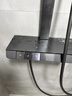 九牧（JOMOO）花灑全套淋浴套裝琴鍵置物淋浴噴頭絲雨旗艦版恒溫淋浴器26195 【IMAX雨淋花灑1.0】槍灰 曬單實(shí)拍圖
