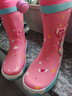 Lemonkid兒童卡通立體造型雨鞋男女童防滑雨靴中大小童幼兒園小孩防水靴 貝莉獨(dú)角獸 27 內(nèi)長17.8CM 曬單實(shí)拍圖