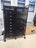 協(xié)同A4雙排文件置物架立式金屬推車(chē)收納筐文具辦公室文件框柜資料架 雙排10層加寬黑色【57*37*92cm】 曬單實(shí)拍圖