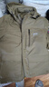 JEEP SPIRIT男裝2025秋冬薄絨棉衣服外套休閑保暖可脫卸帽夾克工裝棉服 卡其 L 建議115-130斤 曬單實(shí)拍圖