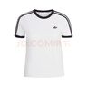 阿迪達斯（adidas）三葉草系列 女 3S TEE SLIM 短袖T恤 KD3683 白色 S 曬單實(shí)拍圖