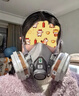 3M6200防毒面具口罩防塵防有毒氣體防農藥工業(yè)噴漆裝修粉塵配6001濾毒盒 7件套 曬單實(shí)拍圖