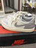 耐克（NIKE）Air Jordan 1 Low AJ1 灰白色低幫 減震防滑耐磨 復古籃球鞋 CZ0790-101灰白 40 曬單實(shí)拍圖