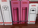 膳魔師（THERMOS）保溫杯400ml男女士漸變色吸管杯保冷水杯子TCMI-400S PKW 曬單實(shí)拍圖