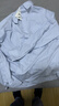 優(yōu)衣庫合作款/男裝女裝寬松條紋襯衫/長(cháng)袖襯衣482454 61 水藍色 S 曬單實(shí)拍圖