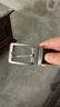 金利來(lái)皮帶男士針扣簡(jiǎn)約百搭腰帶禮盒頭層牛皮褲帶 生日禮物送禮 曬單實(shí)拍圖