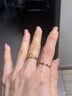 喜鉆生日禮物紅18K金鉆戒女紅寶石鉆石戒指女 共17分 13# 曬單實(shí)拍圖
