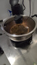 康巴赫電炒鍋二代多功能家用316L不銹鋼電鍋蒸煮炒煎炸一體式插電熱鍋 30cm帶蒸籠【2代 升級定時(shí)】 曬單實(shí)拍圖