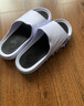 回力拖鞋男士厚底防滑浴室一字拖休閑外穿耐磨涼鞋SDJ-3A77 白黑44-45 曬單實(shí)拍圖