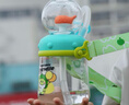 comobebe可萌貝比潛水杯幼兒園寶寶愛(ài)上喝水神器兒童水杯吸管潛水杯噴泉杯 曬單實(shí)拍圖