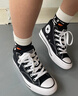 匡威（Converse）官方 莫爾登All Star帆布運動(dòng)休閑板鞋黑色A00811C A00811C 42.5 曬單實(shí)拍圖