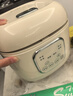 三角牌（Triangle）電飯煲電飯鍋家用多功能小型煮飯鍋1-2人用學(xué)生宿舍2L迷你煮飯煲智能預約DRC-3ESL006 曬單實(shí)拍圖