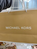 MICHAEL KORS 邁克高仕 MK Jet Set Charm 中號皮質(zhì)貝殼包斜挎包 牛皮棕 230 中號 曬單實(shí)拍圖