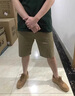 JEEP美國正品高端純棉直筒休閑短褲男夏季薄款外穿中褲彈力顯瘦五分褲 卡其色 【官方正品】 33 曬單實(shí)拍圖