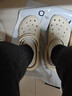 卡駱馳（CROCS）貝雅云彩女士洞洞鞋休閑鞋|208186 冬日白-11S   37 /38(240mm) 曬單實(shí)拍圖