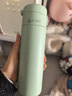 米家保溫杯彈蓋保溫杯保冷杯480ml旅行便攜不銹鋼車(chē)載水杯竹綠色 曬單實(shí)拍圖