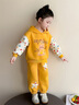 迪士咪魯（DISHIMILU）女童寶寶套裝春裝2026新款春秋休閑1-8歲兒童裝女孩春季小孩衣服 XT525(上衣+褲子）-黃色 110 碼/身高100-110cm（3-4歲） 曬單實(shí)拍圖
