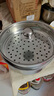不銹鋼湯鍋家用特厚蒸鍋一體電磁爐煲湯燉鍋煮粥鍋燃氣雙耳鍋 24CM湯鍋+蒸格 曬單實(shí)拍圖