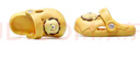 牧童兒童拖鞋夏男寶寶洞洞鞋軟底女童卡通洗澡嬰幼兒家居鞋奶獅黃150 曬單實(shí)拍圖