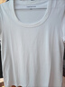 美特斯邦威T恤女夏季新款純色透氣內搭U領(lǐng)索羅納涼感短袖上衣 雪白色 L 165 88A 曬單實(shí)拍圖