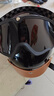 勁悅途復古頭盔208  3C摩托車(chē)機車(chē)盔四季通用 個(gè)性電動(dòng)車(chē)半盔 鋼琴黑（配黑茶風(fēng)鏡） 頭圍可調（54-60cm） 曬單實(shí)拍圖