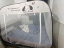 無(wú)印良品A類(lèi)免安裝鋼絲蚊帳 三開(kāi)門(mén)折疊蒙古包蚊帳1.5x2米床【加密網(wǎng)眼】 曬單實(shí)拍圖