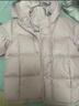 巴拉巴拉童裝兒童羽絨服男童女童冬季連帽外套寶寶大童小童時(shí)尚潮 淺卡其50311-白鴨絨 140 cm(含絨量113g) 曬單實(shí)拍圖